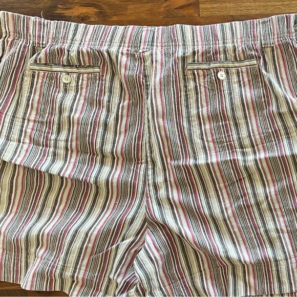 Pink and grey striped shorts - Picture 3 of 3